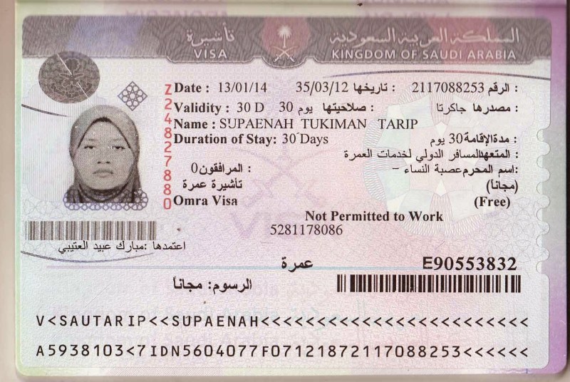 Cara Mendapatkan Visa Kerja Arab Saudi